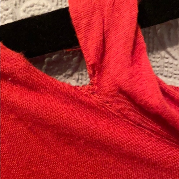 2/$20 Robert Rodriguez brick red modal tie neck top - Picture 4 of 5
